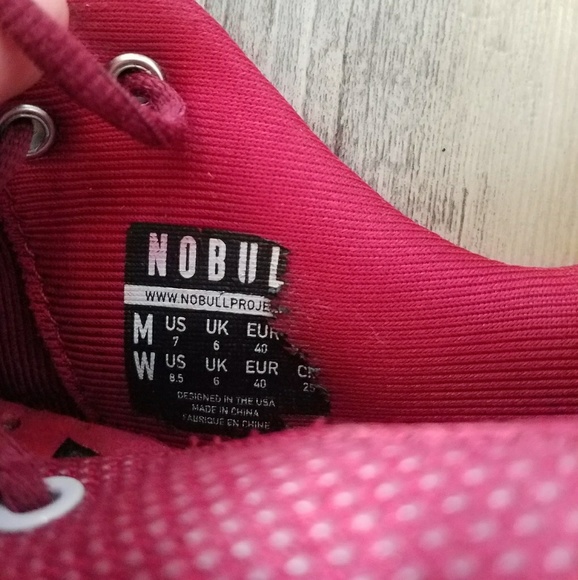 **SOLD** NoBull Cabernet Trainers - Picture 6 of 6